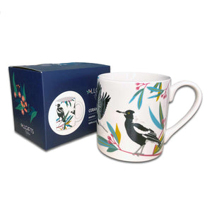 Magpies Australian Birds Ceramic Coffee Mug