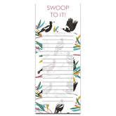 Swoop To It! - Magpies Magnetic Shopping List Jotter Notepad