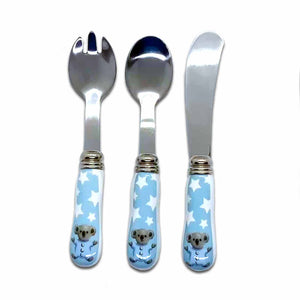 Baby's First Cutlery Set - Blue Koala - Marja Leena