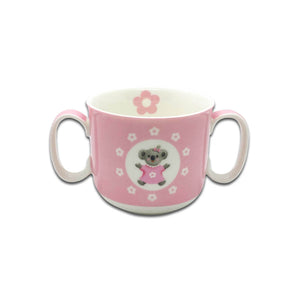 Baby's First Double Handled Mug - Pink Koala - Marja Leena