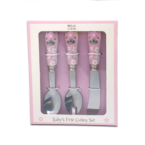 Baby's First Cutlery Set - Pink Koala - Marja Leena