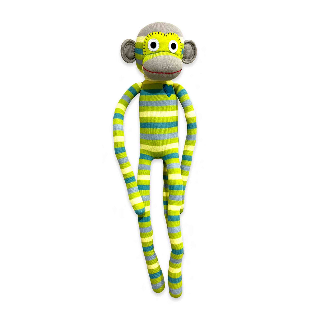 Marley 70m striped sock monkey toy

