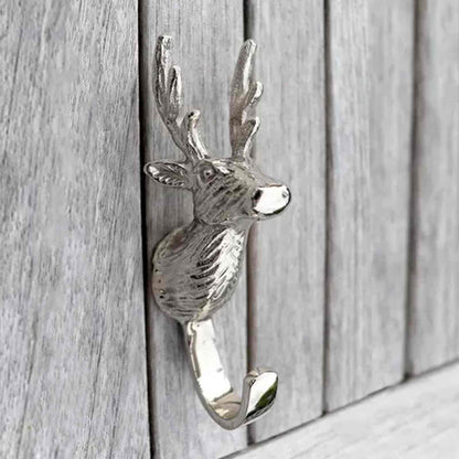 Metal Deer Head Wall Hook