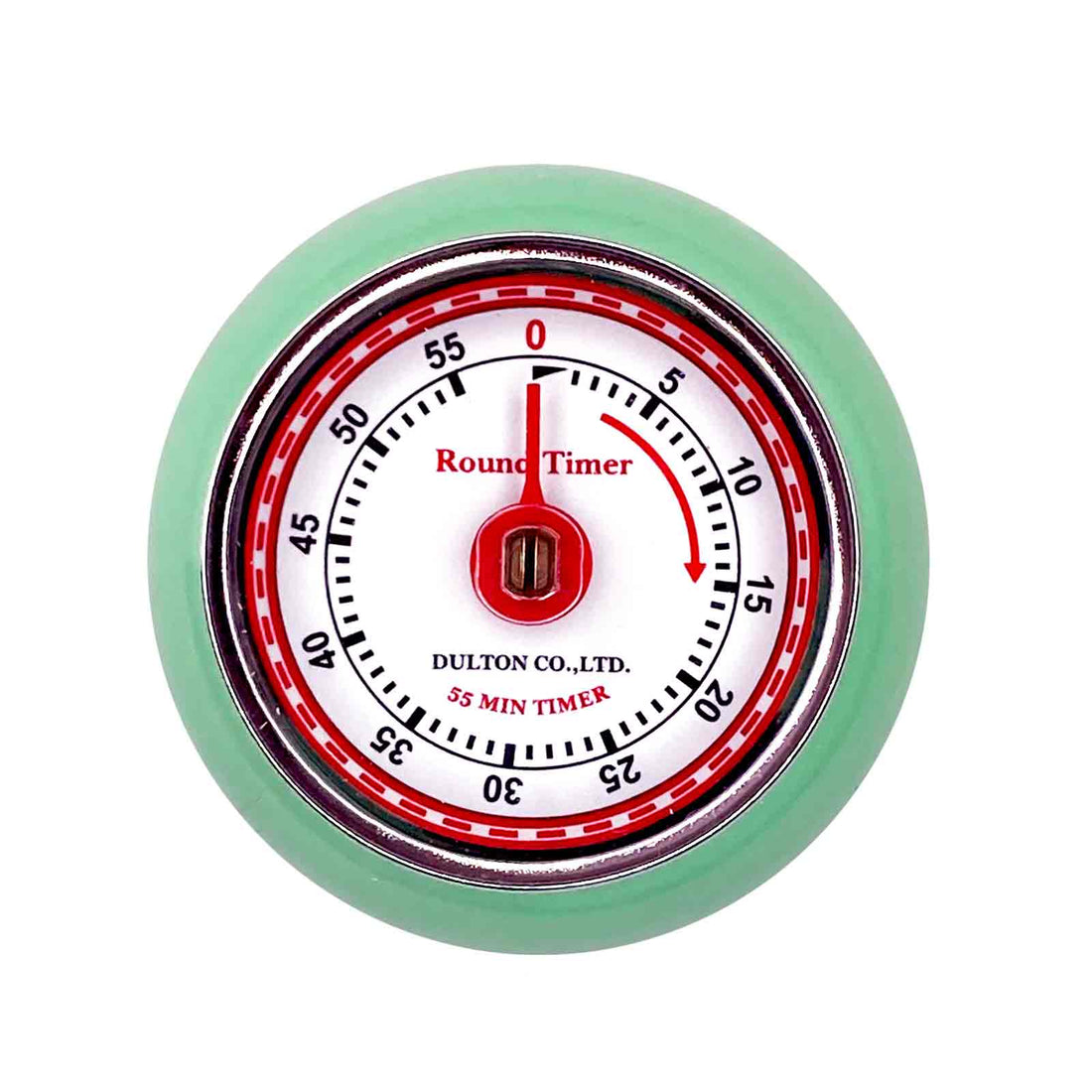Mint Green Dulton Magnetic Metal Mechanical Kitchen Timer