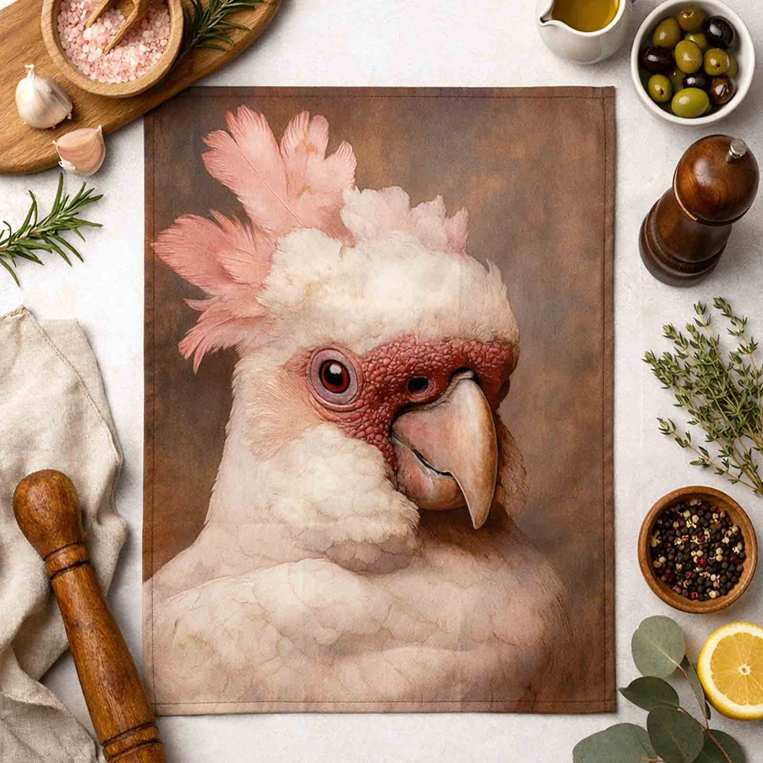Mint By Michelle Major Mitchell Cotton Tea Towel