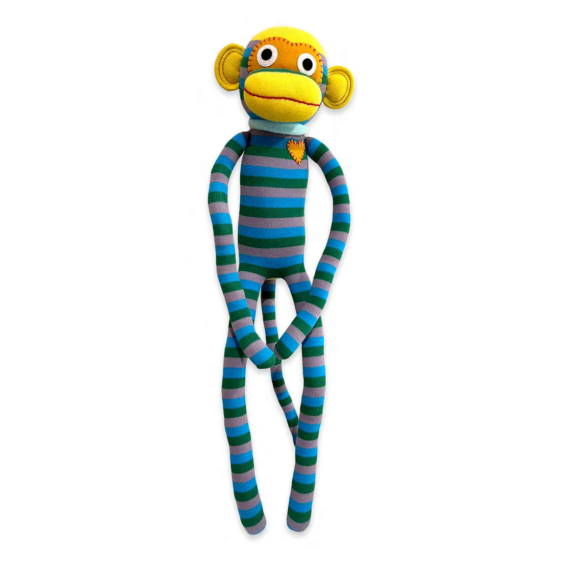 Oscar 70cm striped sock monkey plush toy