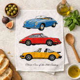 Porsche Classic Cars tea towel