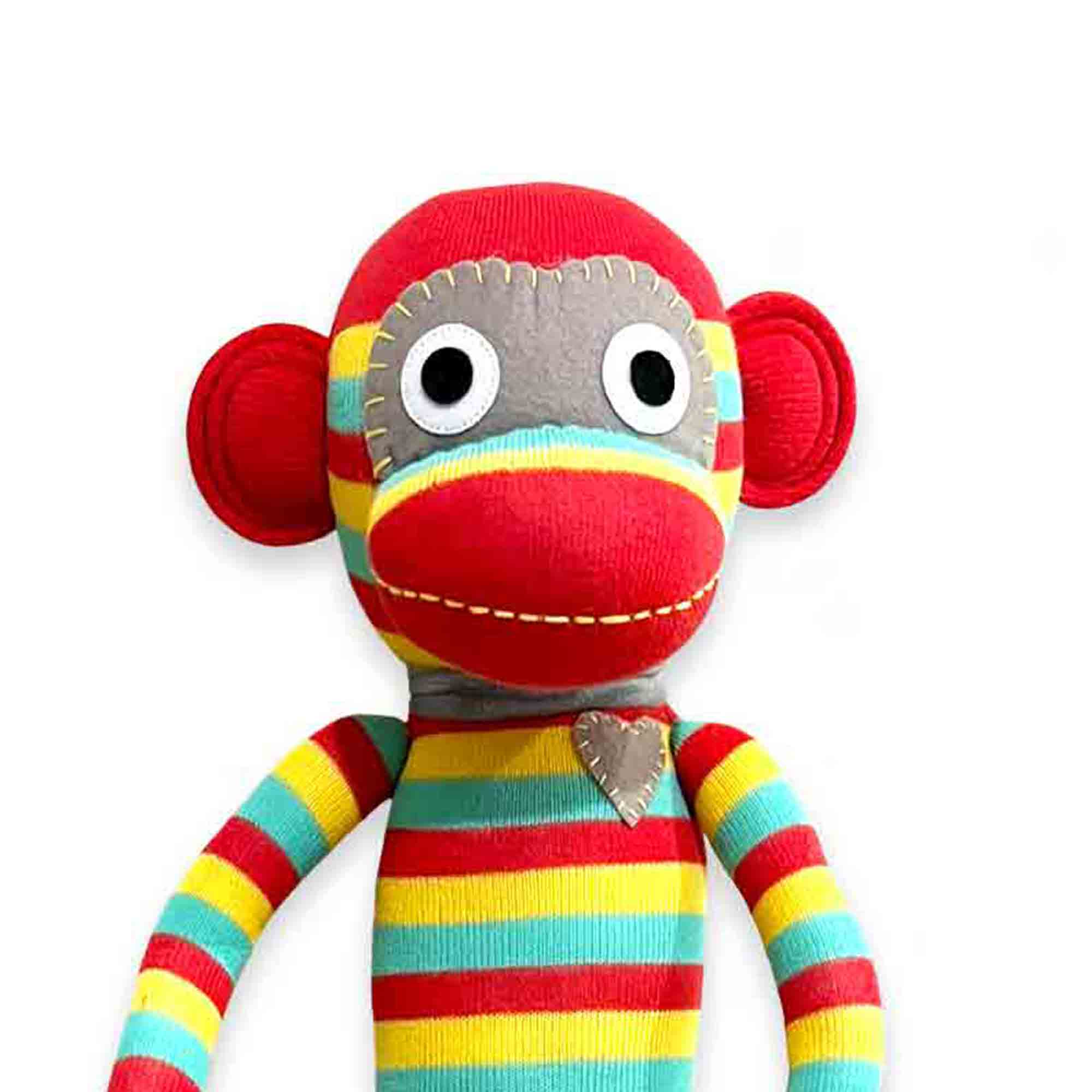 Rascal 70cm Sock Monkey Plush Toy