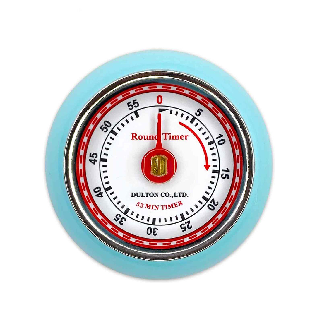 Sax Blue Dulton Magnetic Metal Mechanical Kitchen Timer