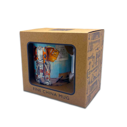Scrap Elephant - Bug Art Scraps Gift Boxed Fine China Coffee Mug
