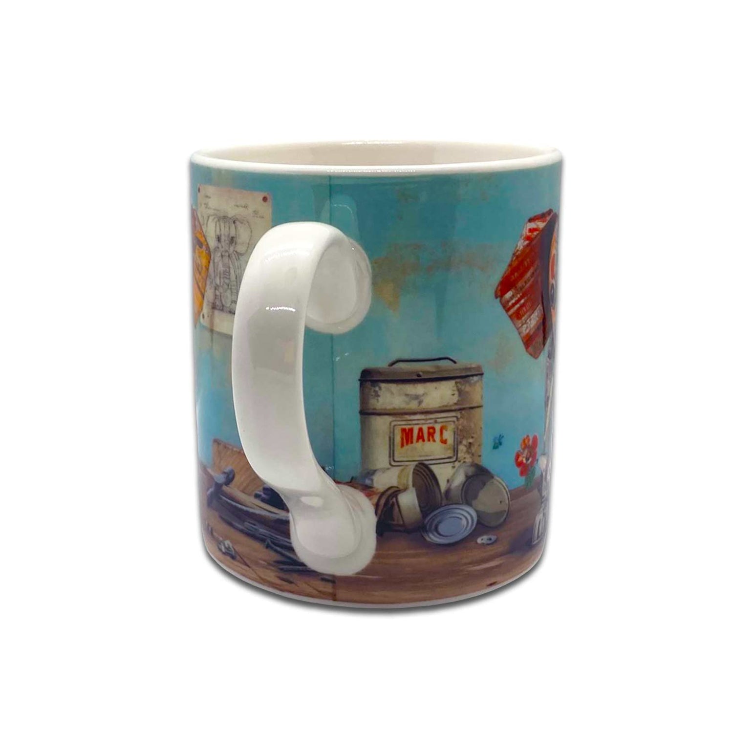Scrap Elephant - Bug Art Scraps Gift Boxed Fine China Coffee Mug