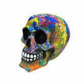 Small Resin Splash Art Skull