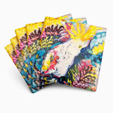 Amanda Brooks Sulphur Crested Cockatoo stone coasters