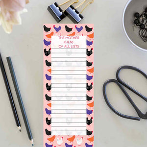 The Mother (Hen) Of All Lists Magnetic Note Pad Jotter