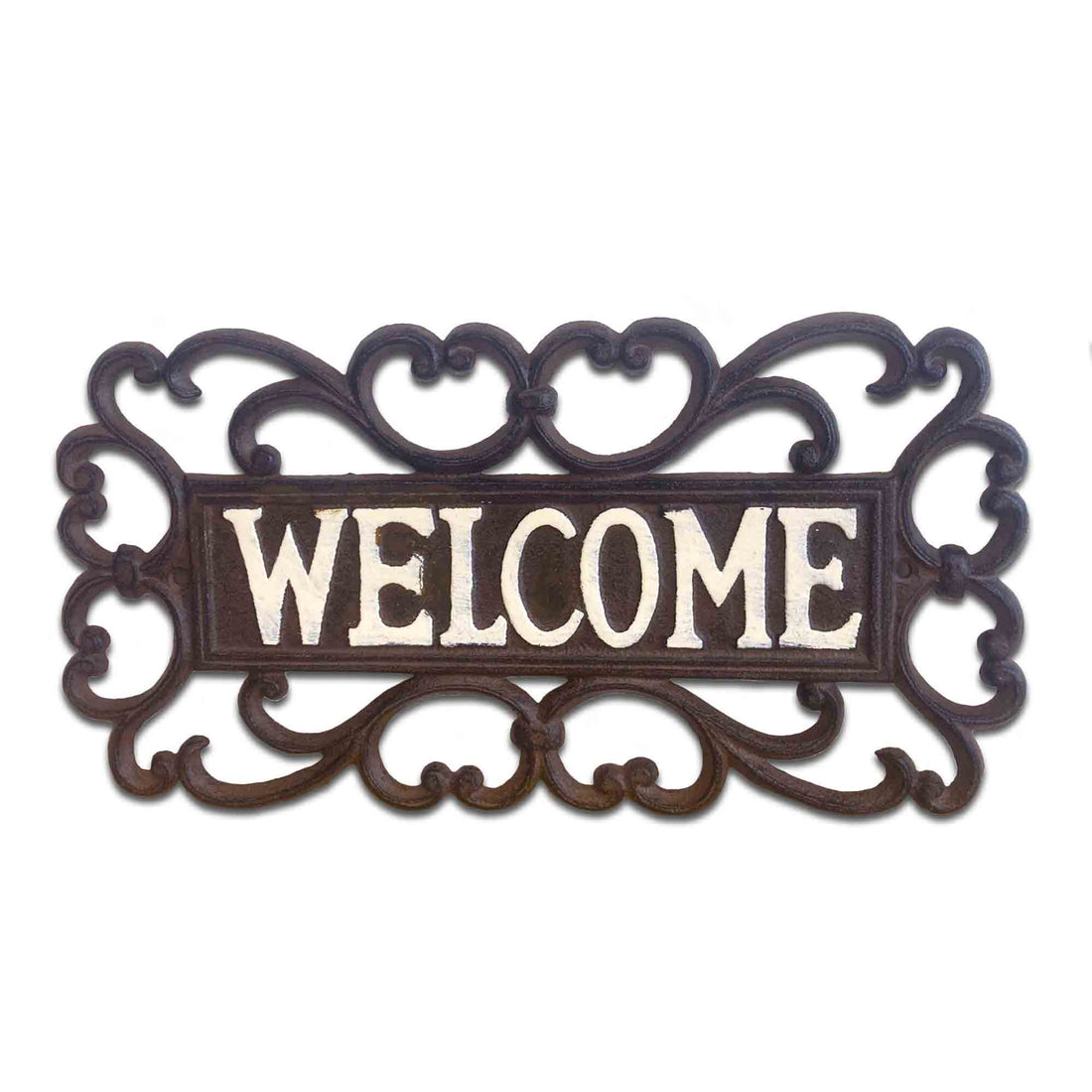 Vintage Style "Welcome" Cast Iron Sign