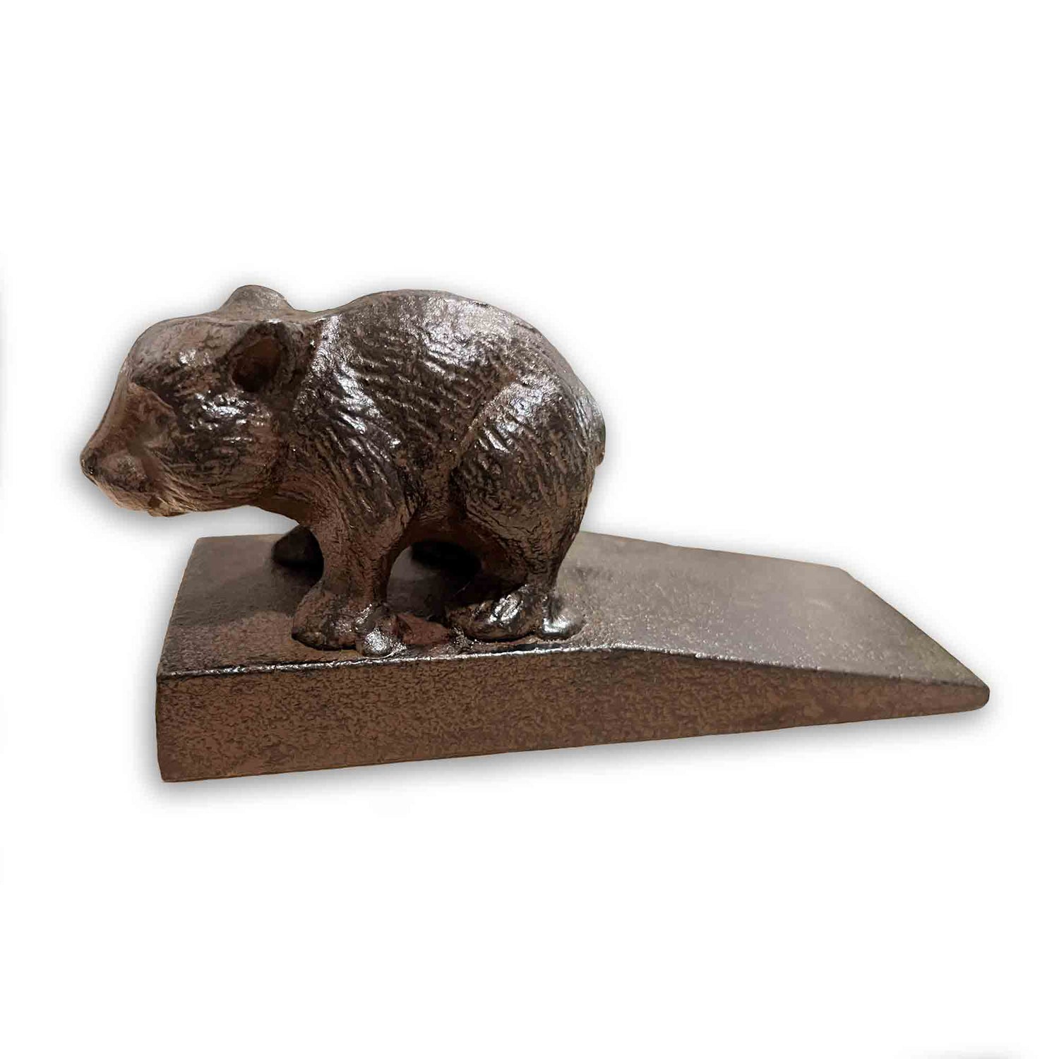 Australian Wombat Metal Cast Iron Door Stop Wedge