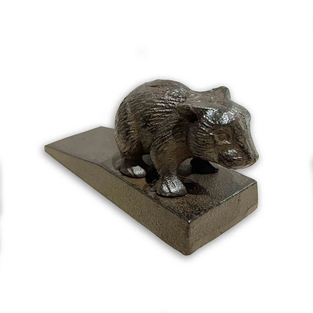 Australian Wombat Metal Cast Iron Door Stop Wedge