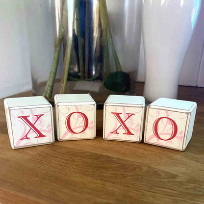 XOXO Wooden Word / Letter Blocks