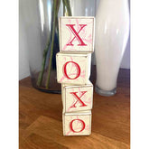 XOXO Wooden Word / Letter Blocks