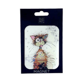 Ziggy Cat Bug Art Kooks Large Magnet