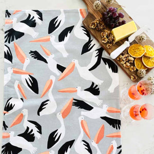 PELICANS 100% Cotton Tea Towel
