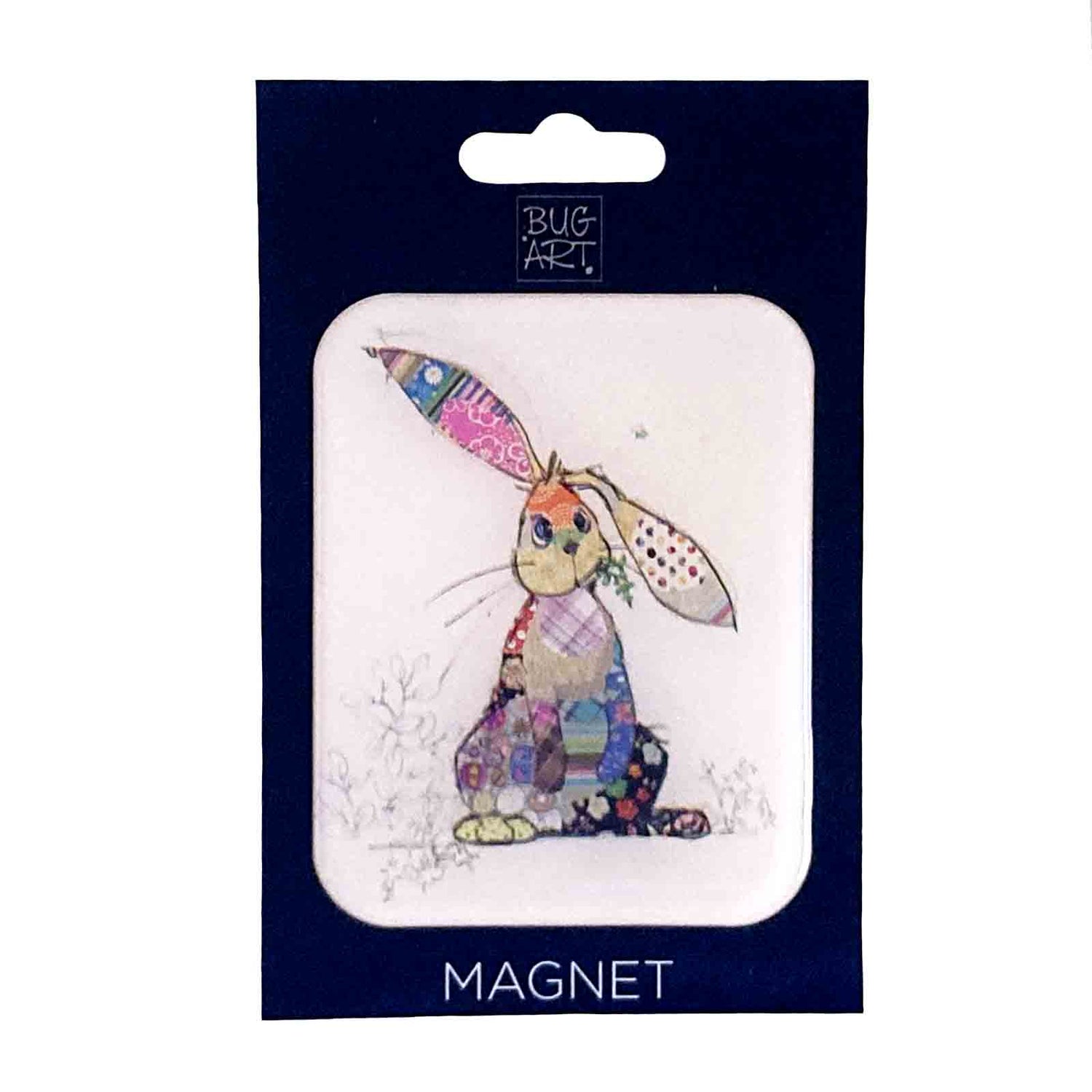 Binky Bunny Bug Art Kooks Large Magnet
