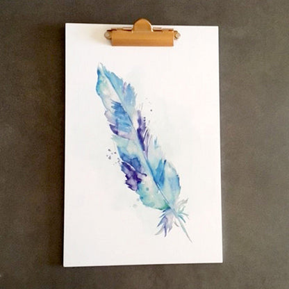 Feather Clipboard - with wall hook.