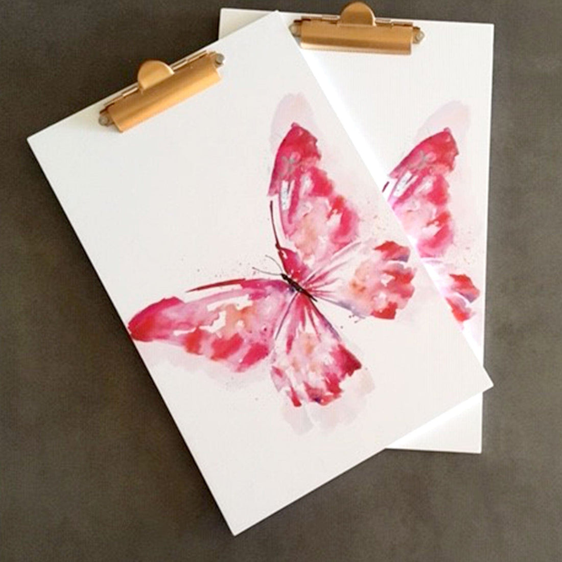 Butterfly Clipboard - with wall hook.