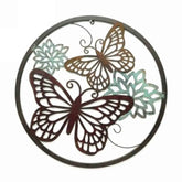 50cm Round Butterfly Wall Decor - 2 Styles Available -