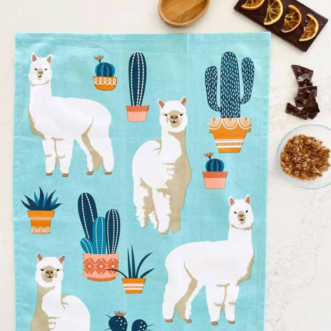 ALPACA 100% Cotton Tea Towel