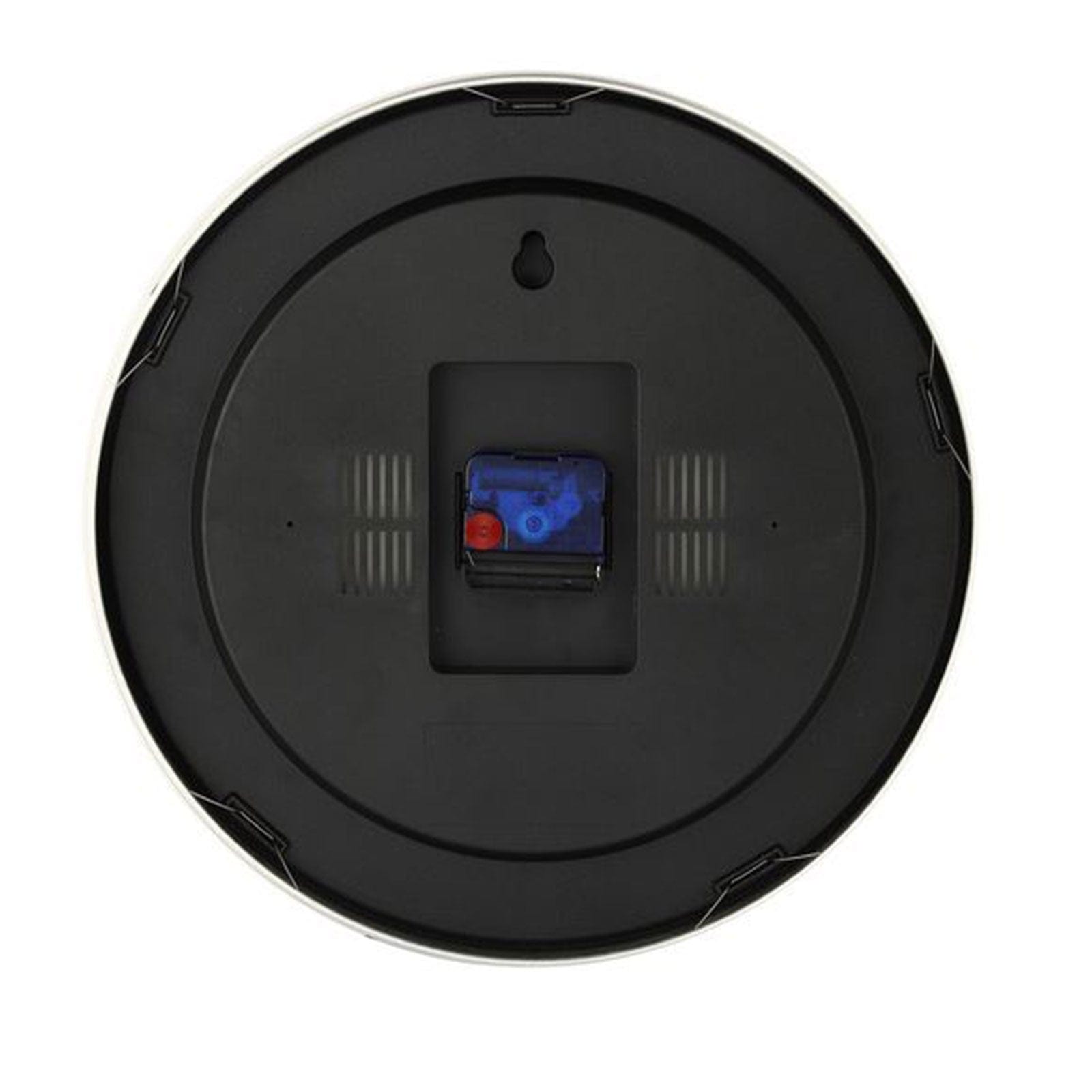 NeXtime 19cm Black Station Desk / Wall Clock.