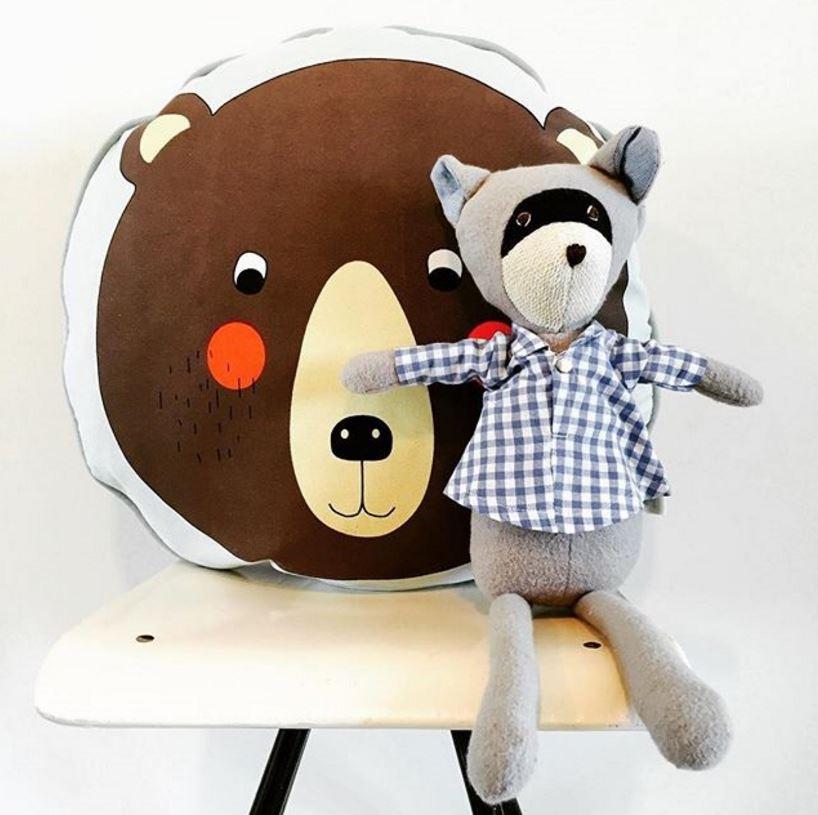 Bear Decorative Plush Cusion.