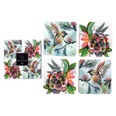 Bird Flower Coasters Set of 4 Allen Designs