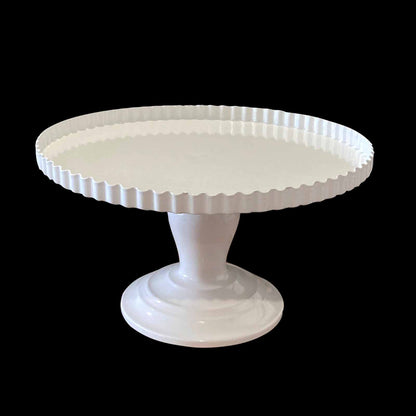 White Cake Stand with Mesh Cover - Hello Homewares