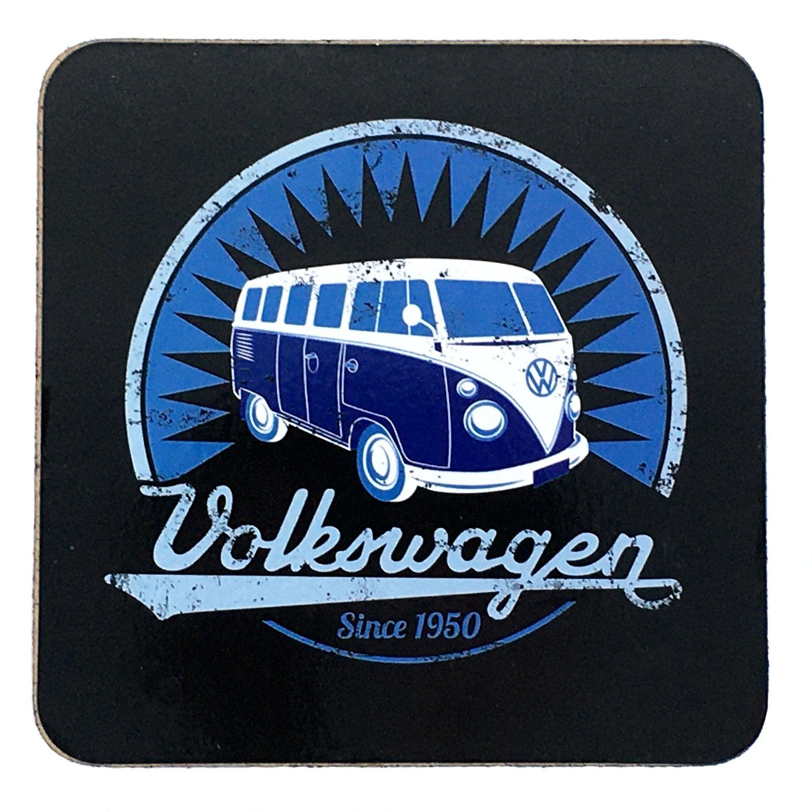 VW T1 Bus Coasters - Vintage Logo - Set of 4.