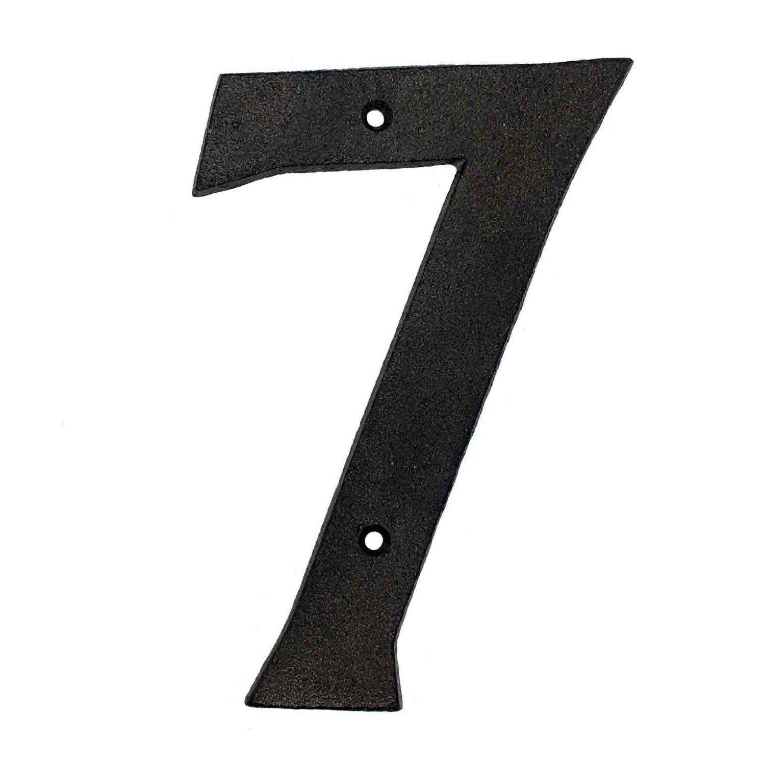 Black Cast Iron House Numbers &amp; Letters