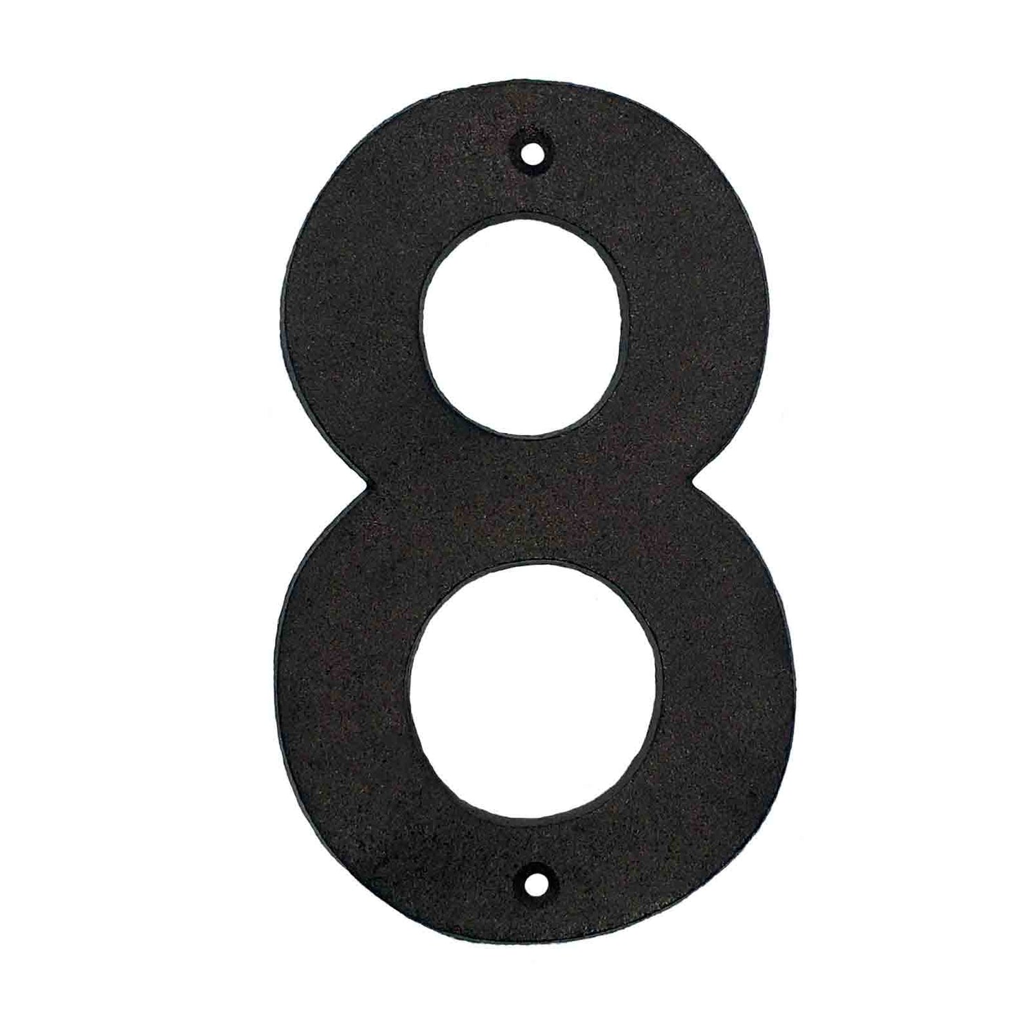 Black Cast Iron House Numbers &amp; Letters