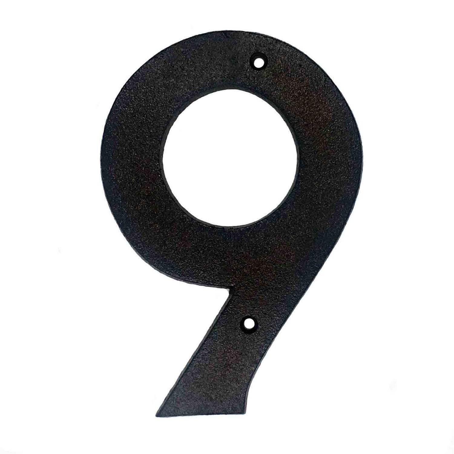 Black Cast Iron House Numbers &amp; Letters