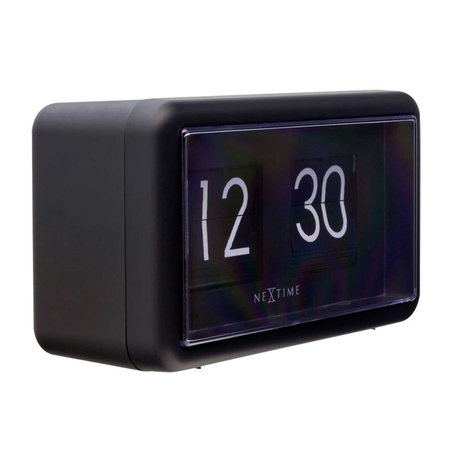 NeXtime Small Black Flip Clock