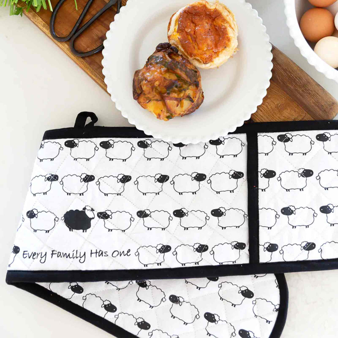 Black Sheep 100% Cotton Double Oven Glove