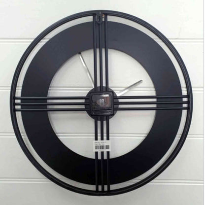 Black Open Frame Clock - Back of Clock