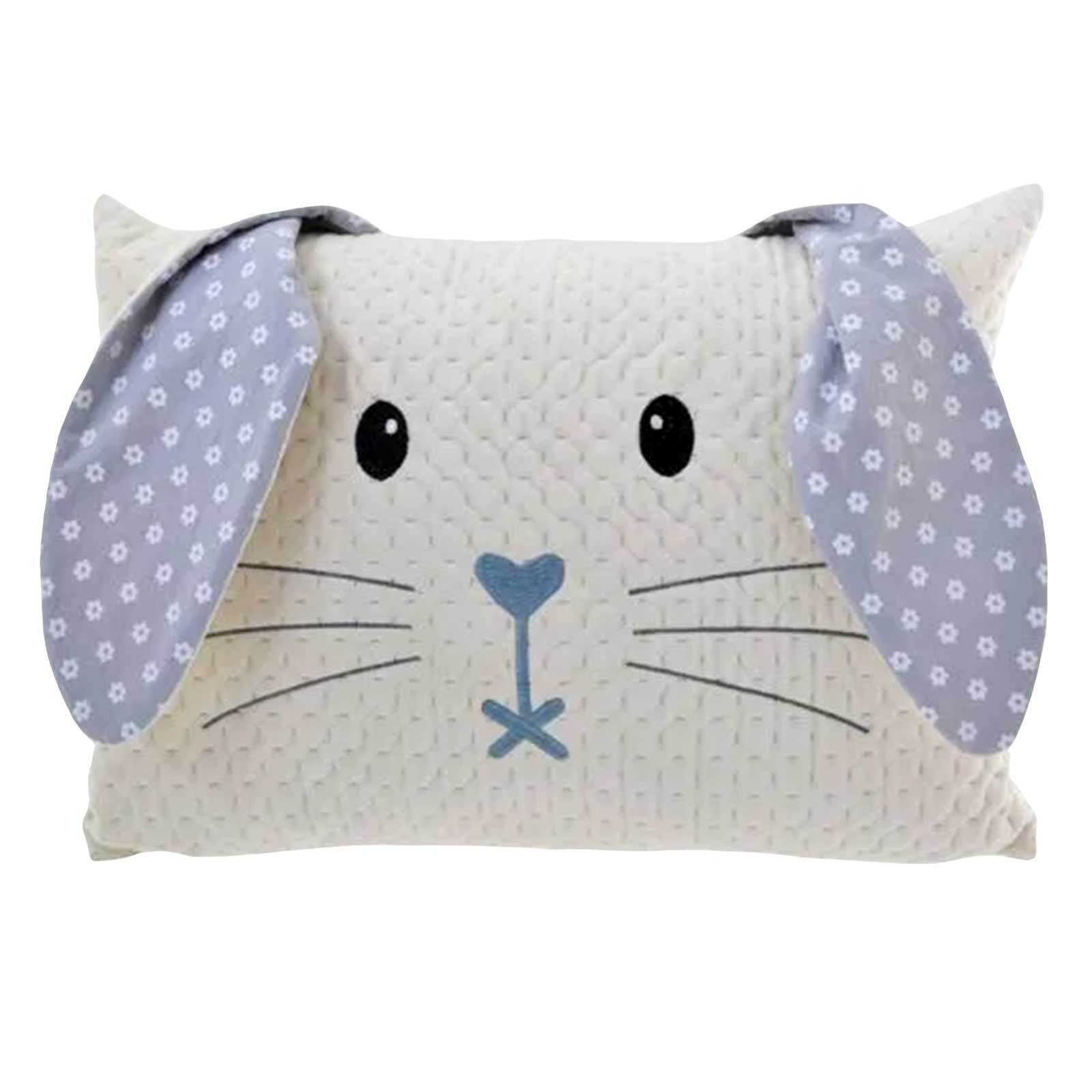 Blue Bunny Rabbit Plush Cushion