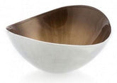 Small Brushed Enamel Aluminium Bowl.