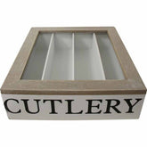 Cutlery Storage Box - 4 Compartments