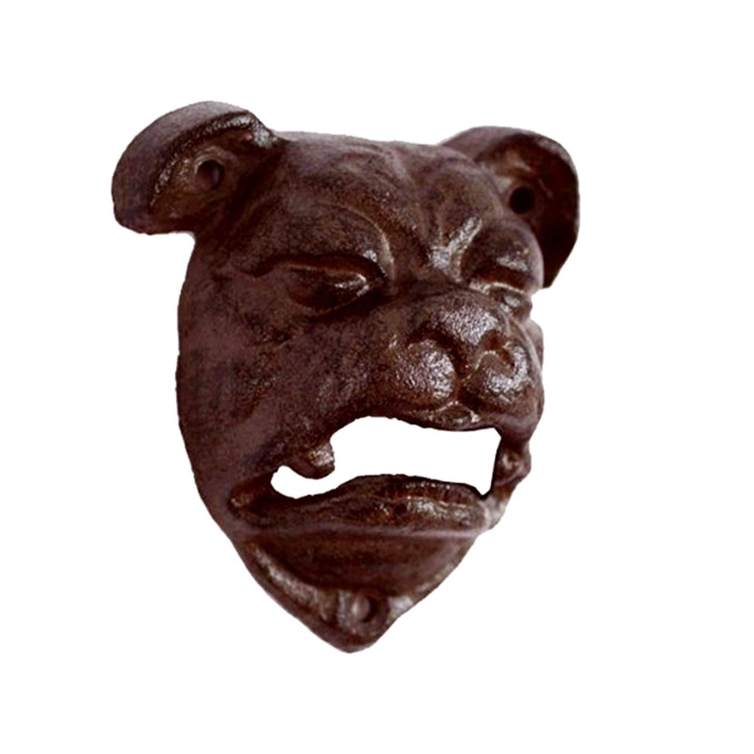 Bulldog Wall Mounted Bottle Opener - Cast Iron.