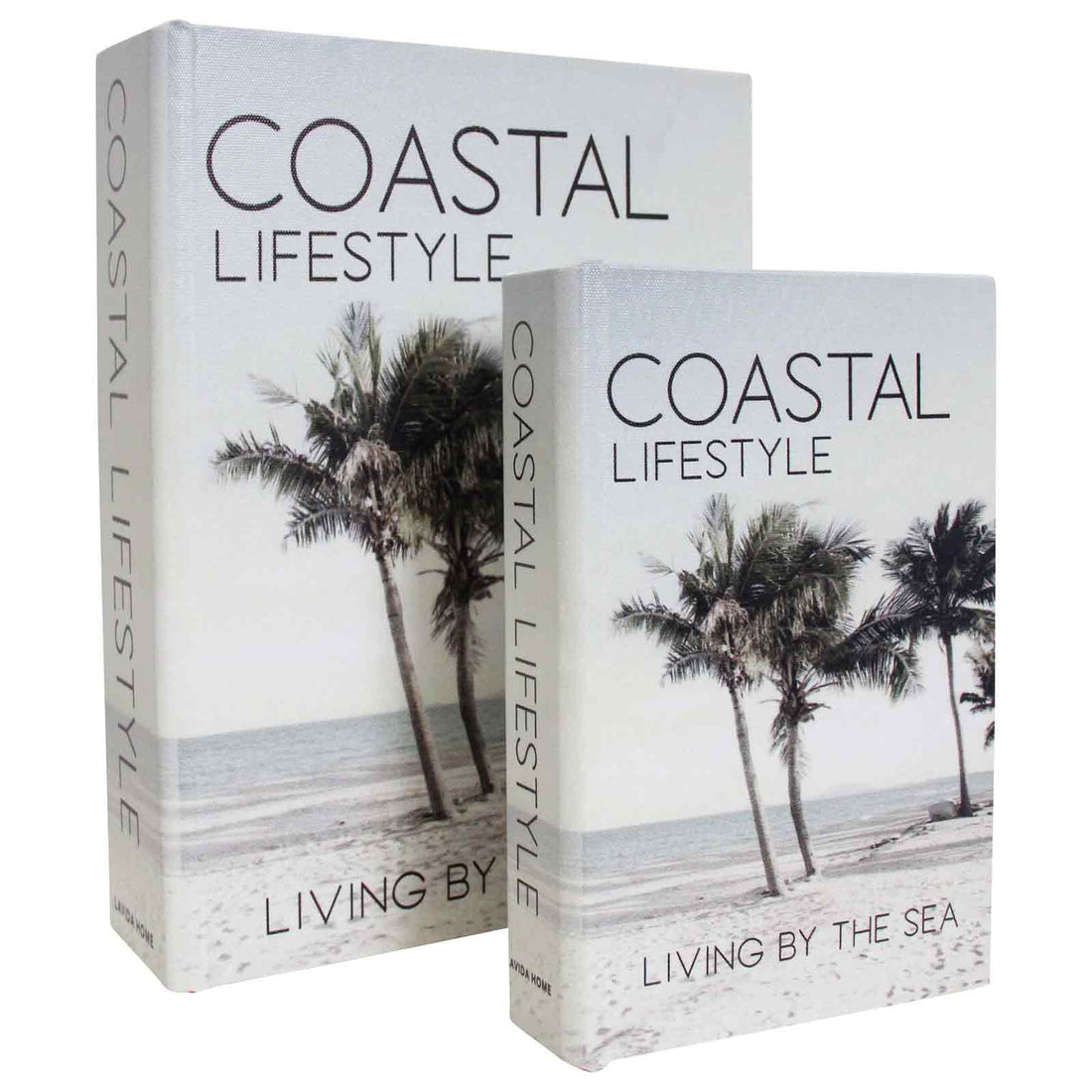Coastal Lifestyle Hidden Storage Book Boxes