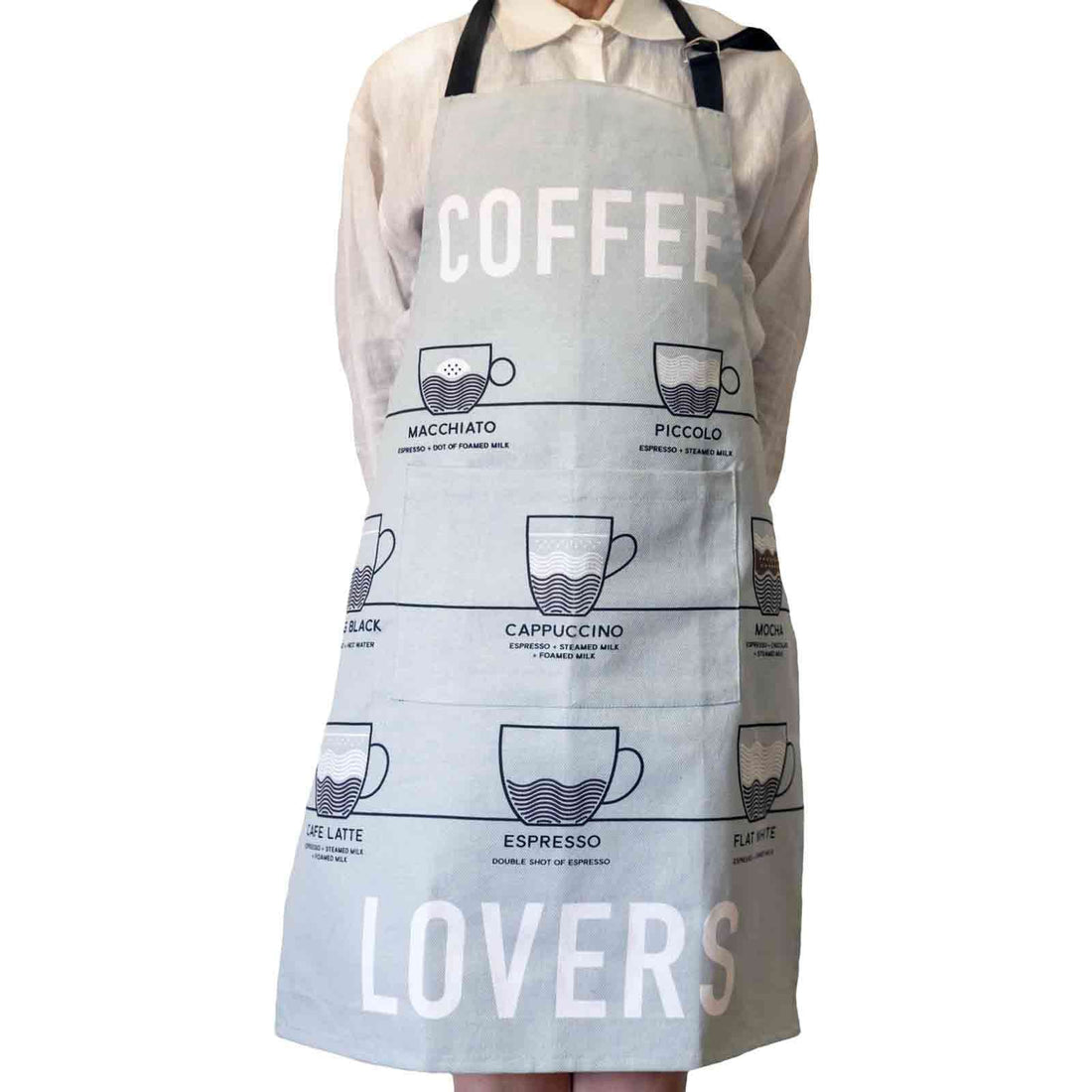 Coffee Lovers Heavy Drill Apron - 100% Cotton