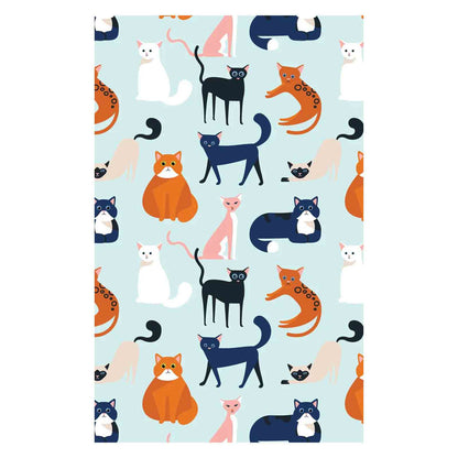 Colourfu Cats 100% Cotton Tea Towel