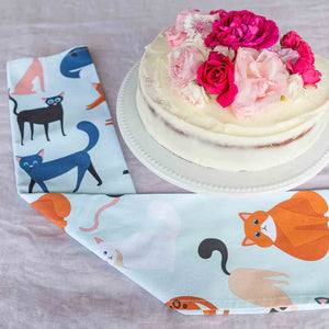 COLOURFUL CATS 100% Cotton Tea Towel