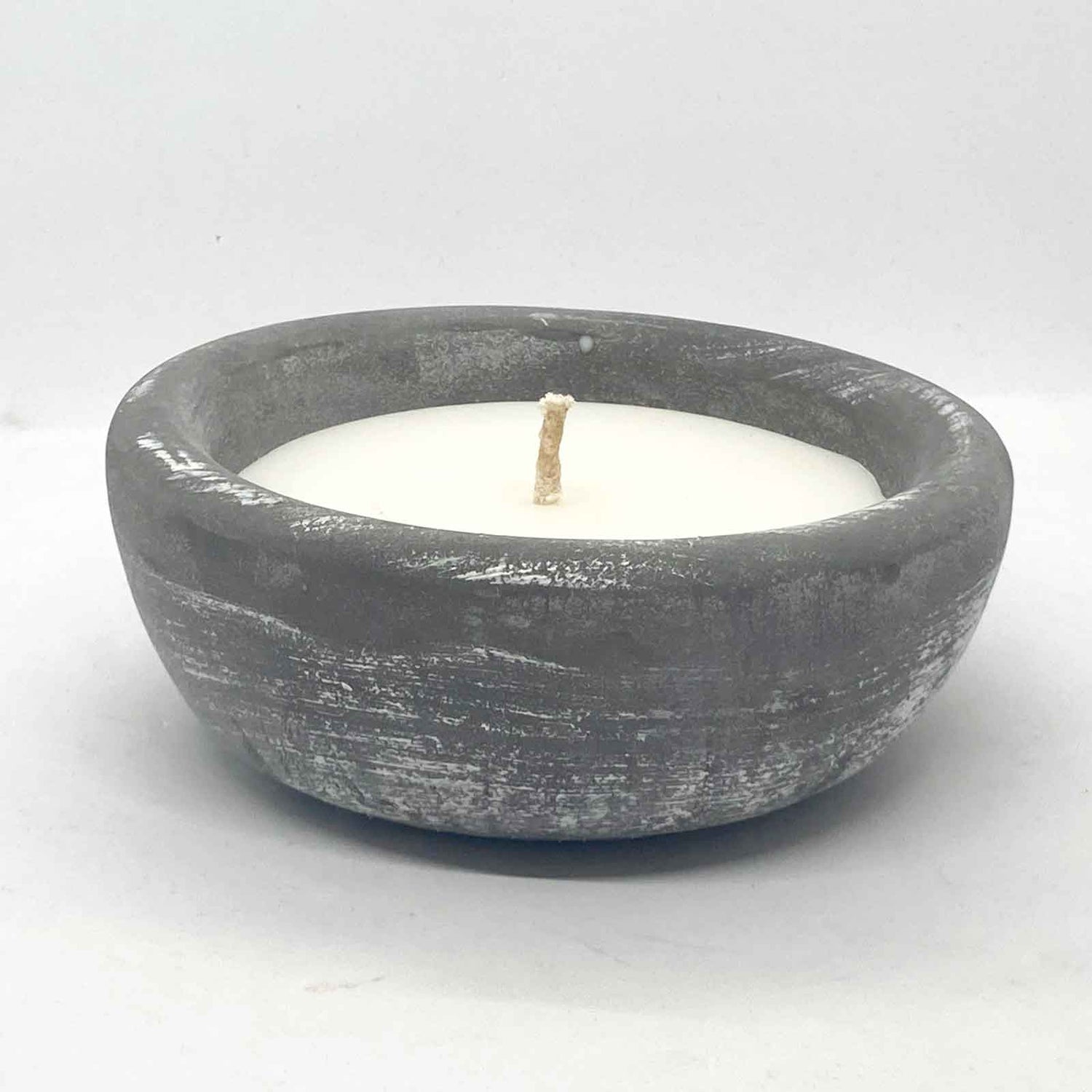 Rustic Cement Wax Candle Pot